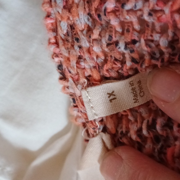 🔥🔥🔥Soft Surrounding Cotton blend Fall knit sweater 1X - Picture 7 of 12